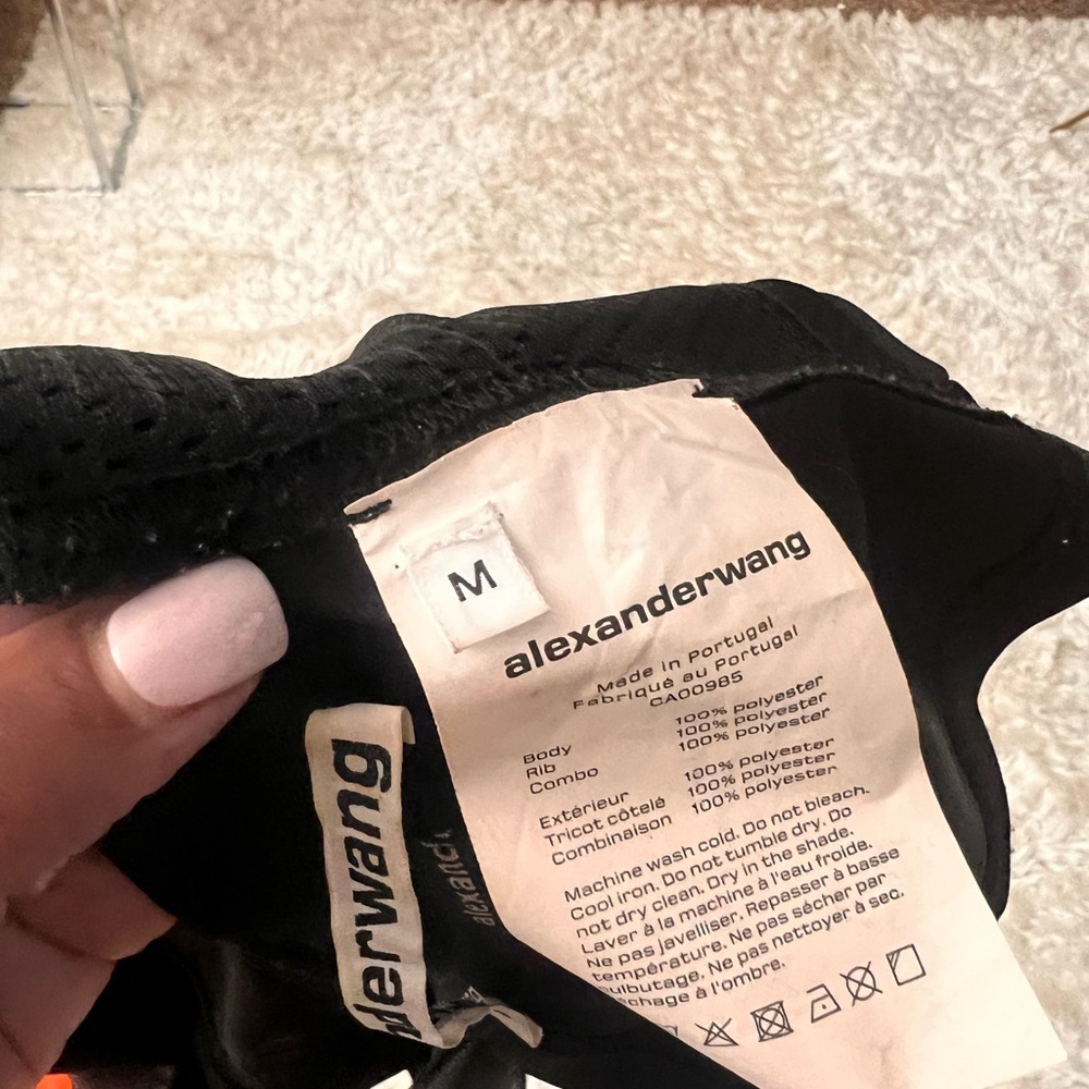 Alexander Wang Black and Orange Sports Set - Picture 5 of 5